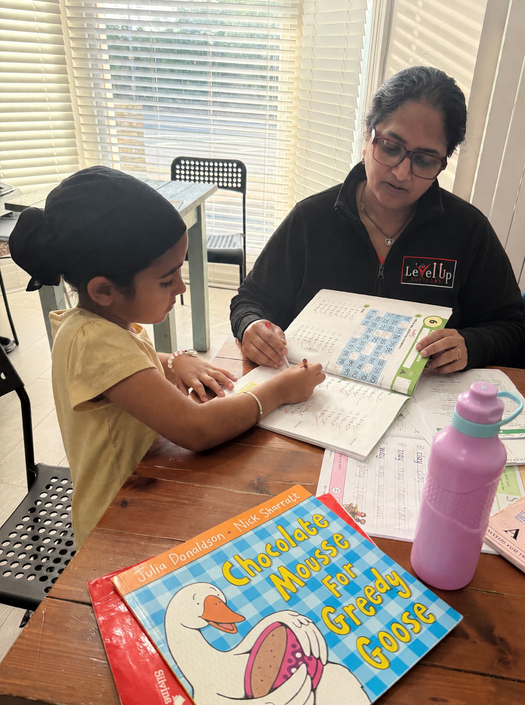 Younger years tuition session at Level Up Tuitions